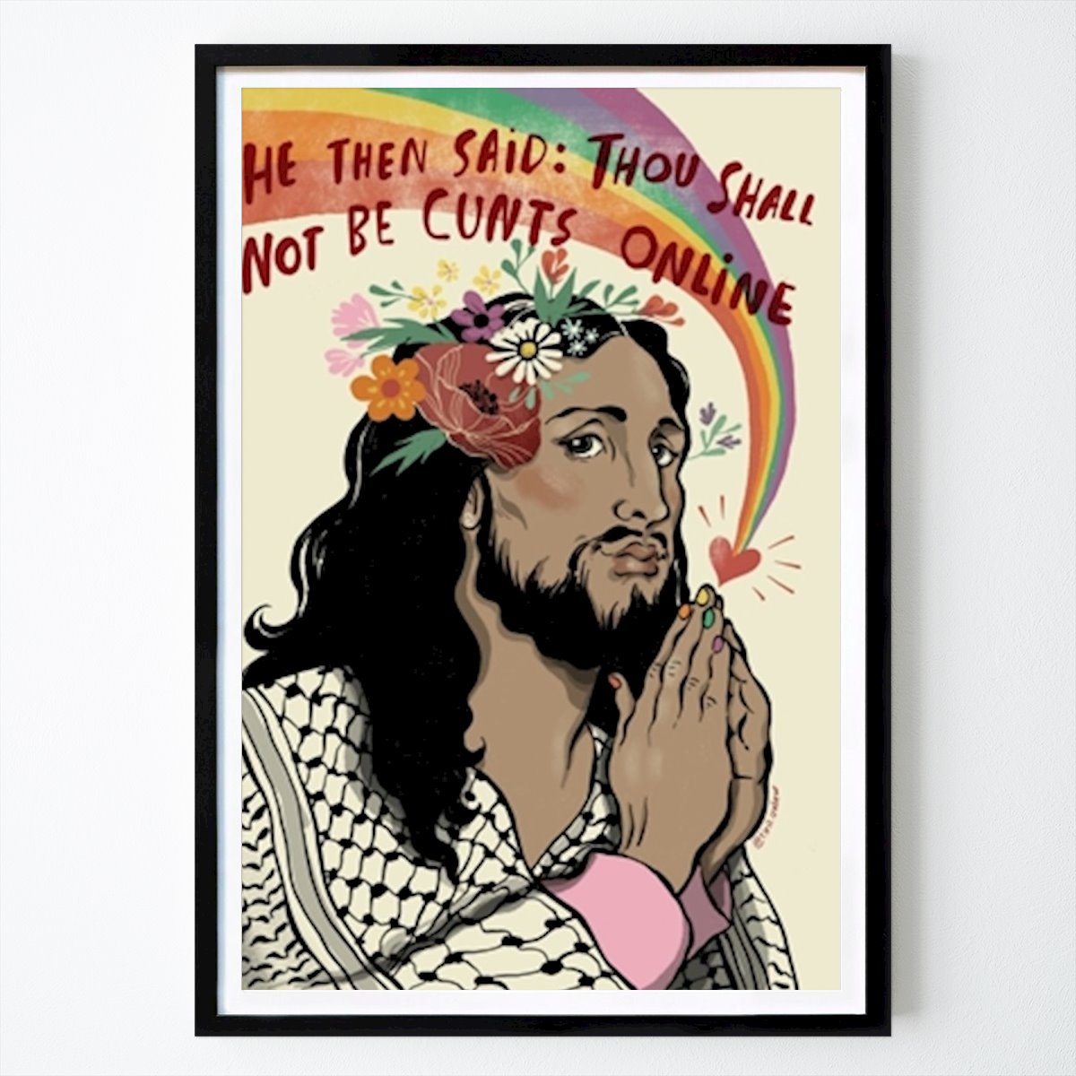 Animals Poster: He Then Said by Tiril Valeur