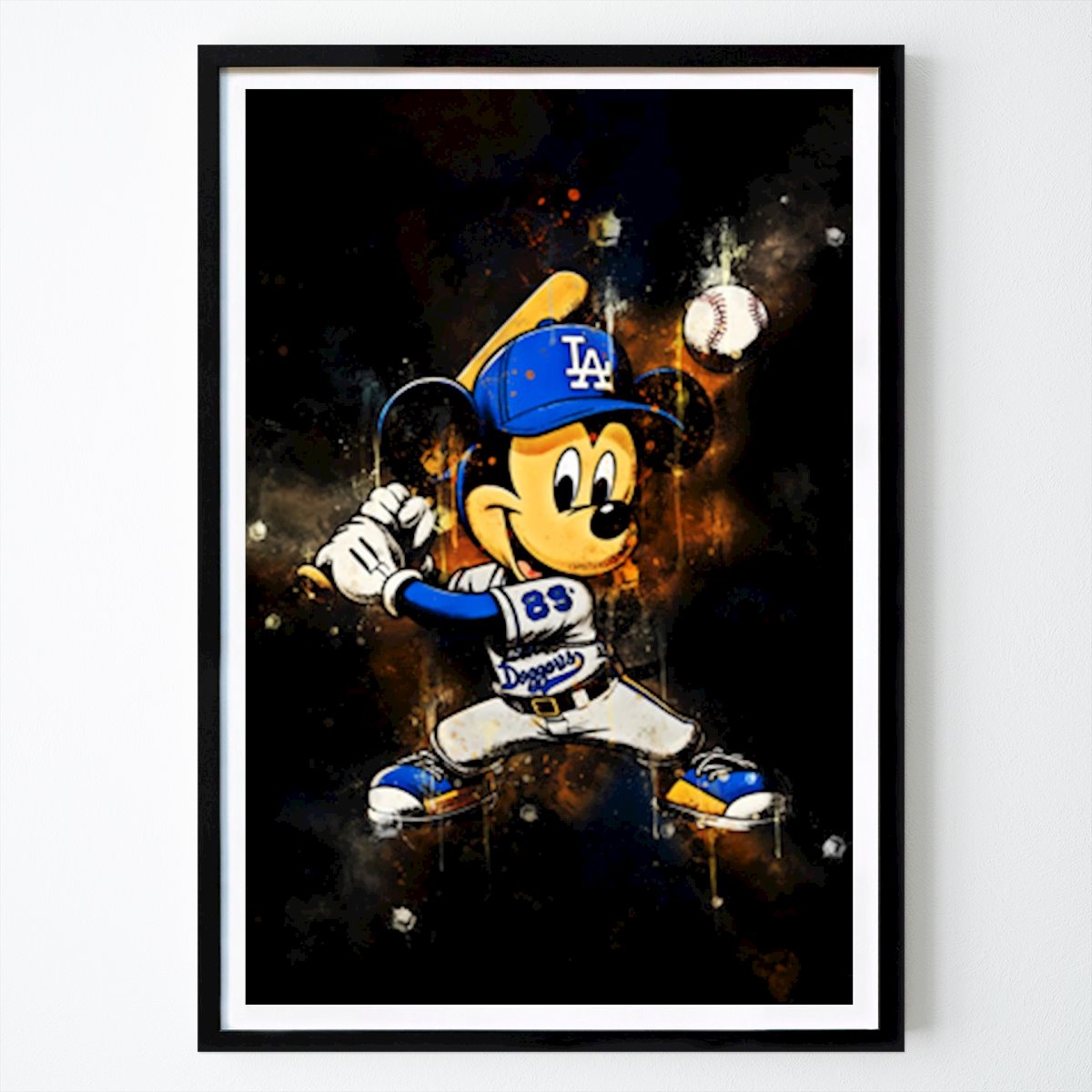 Animals Poster: Mouse Baseball by IvyLove