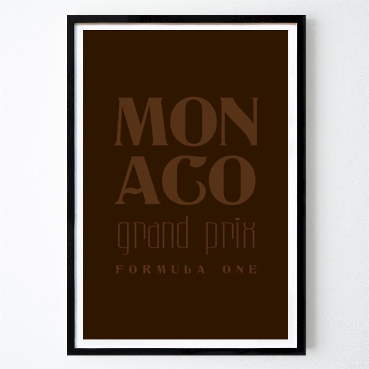 Formel 1 Poster: Monaco Grand Prix von Lila