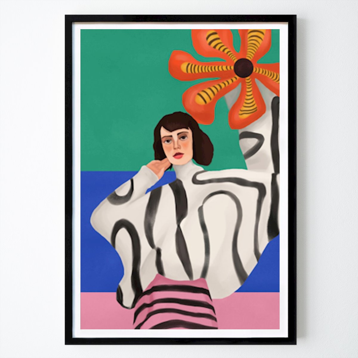 Abstract Poster: Dance of Colors and Dreams by City Art