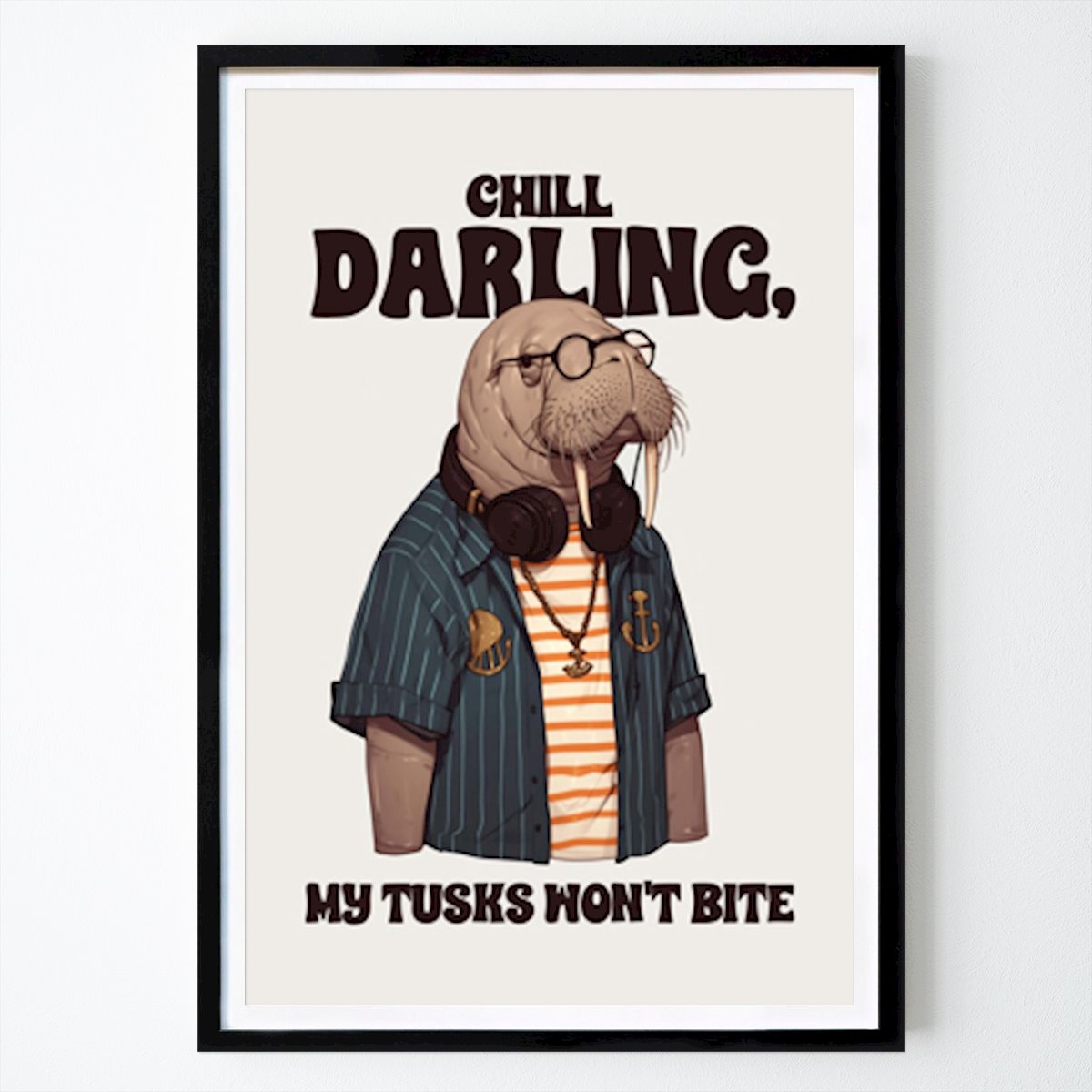 Citation & Text Poster: Chill Darling by 2ToastDesign