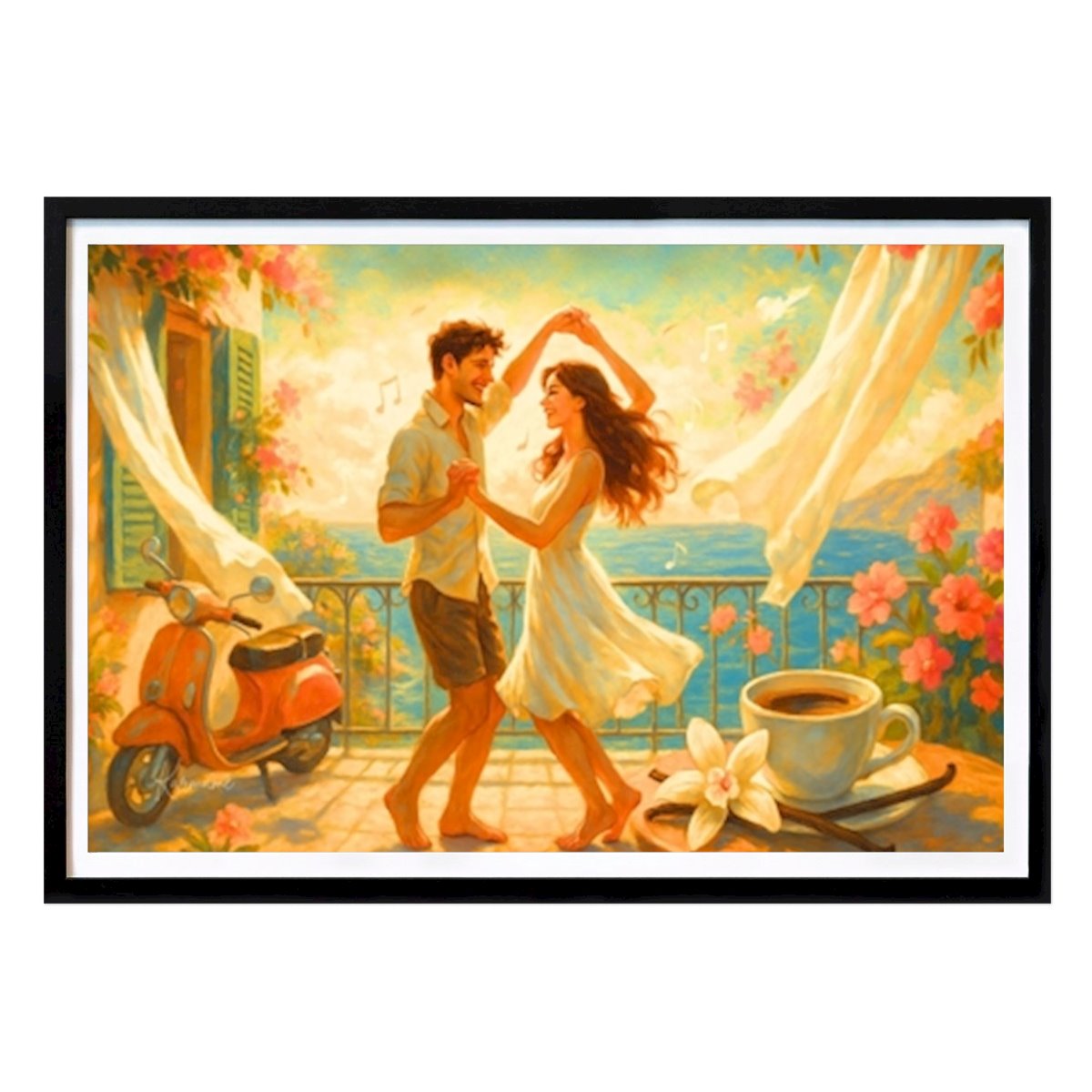 Italy Poster: Coffee and Vanilla by Karmamè