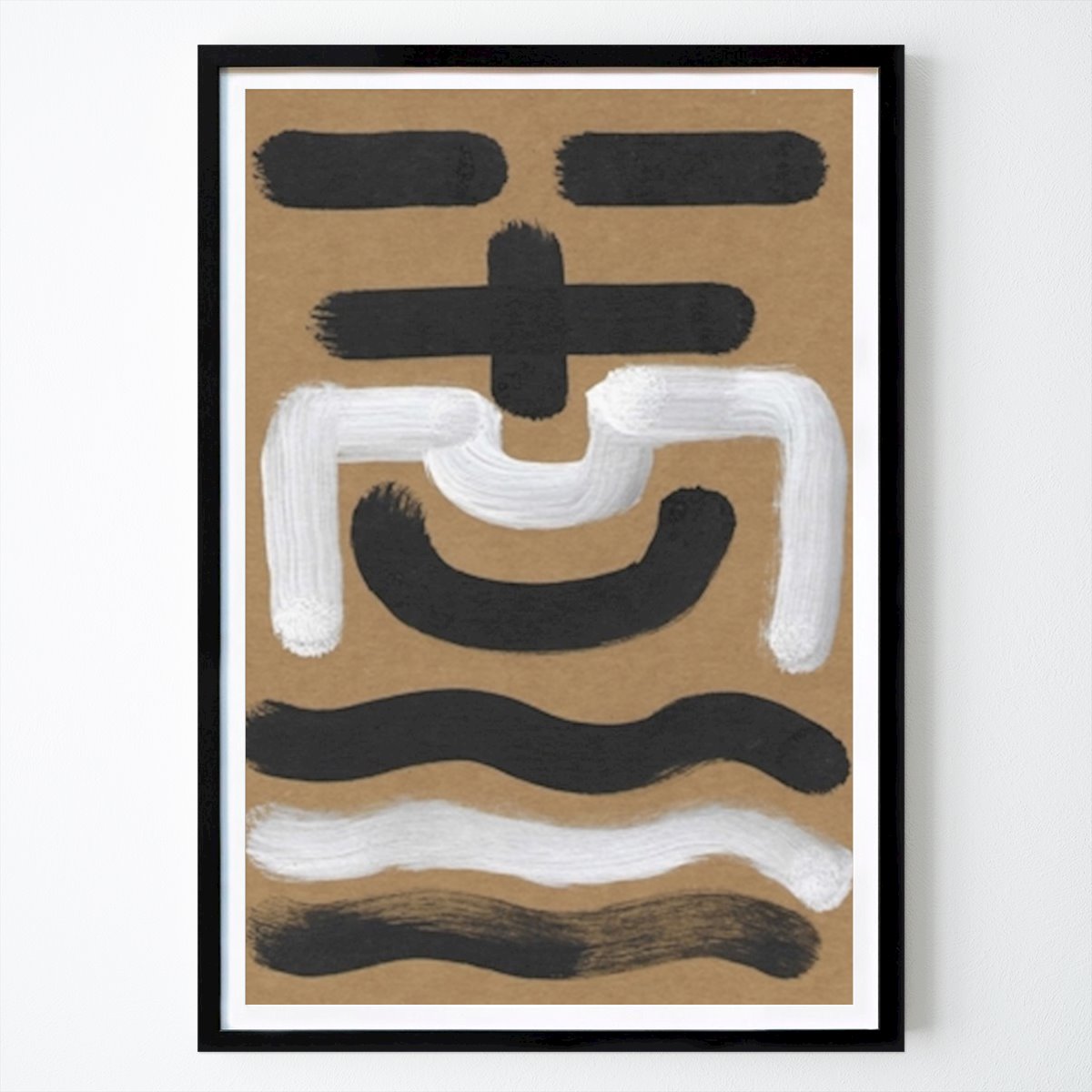 Abstrakt Poster: Black and White Lines av Santhosh ch