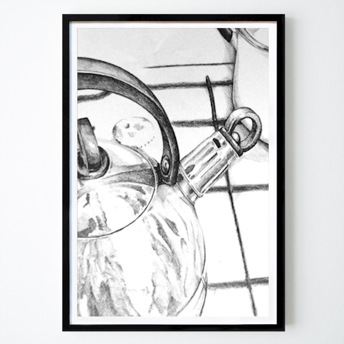 Art Affiche: Tea Kettle Sketch par Kulik