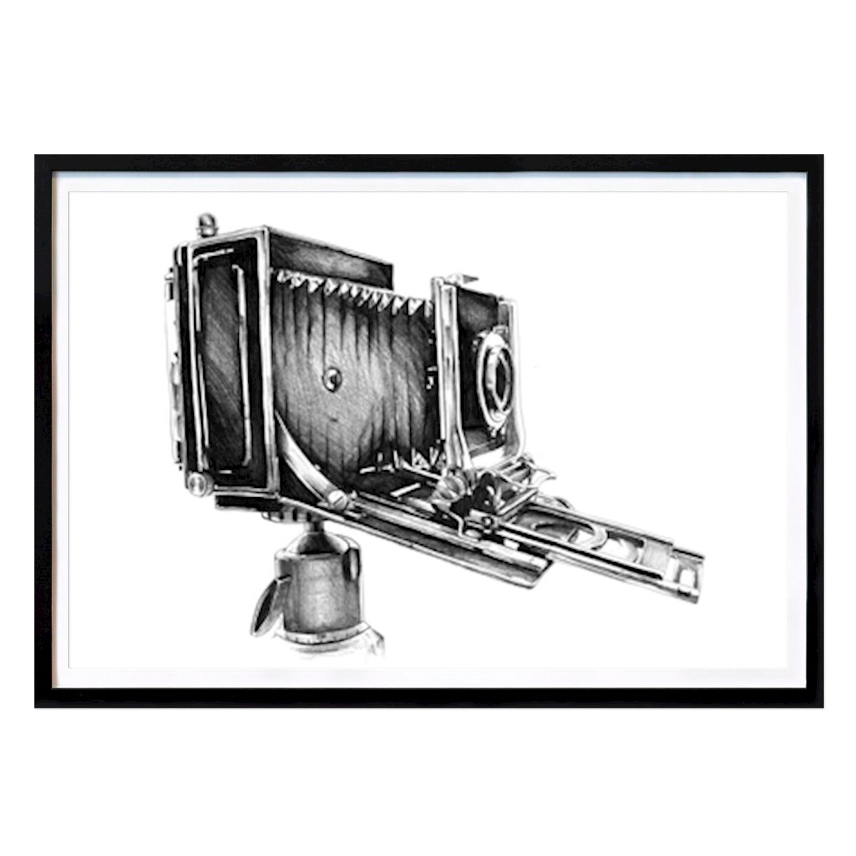 Rétro & Vintage Affiche: Vintage Lens Focus par Kulik