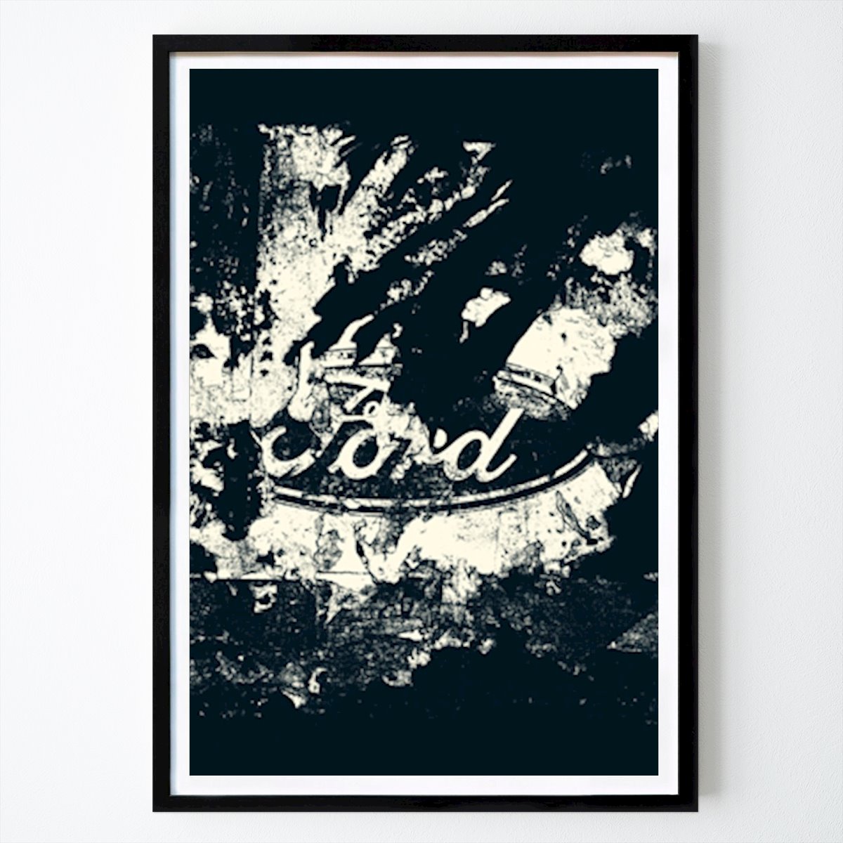 Noir et Blanc Affiche: Un héritage fragmenté par Petr Strnad