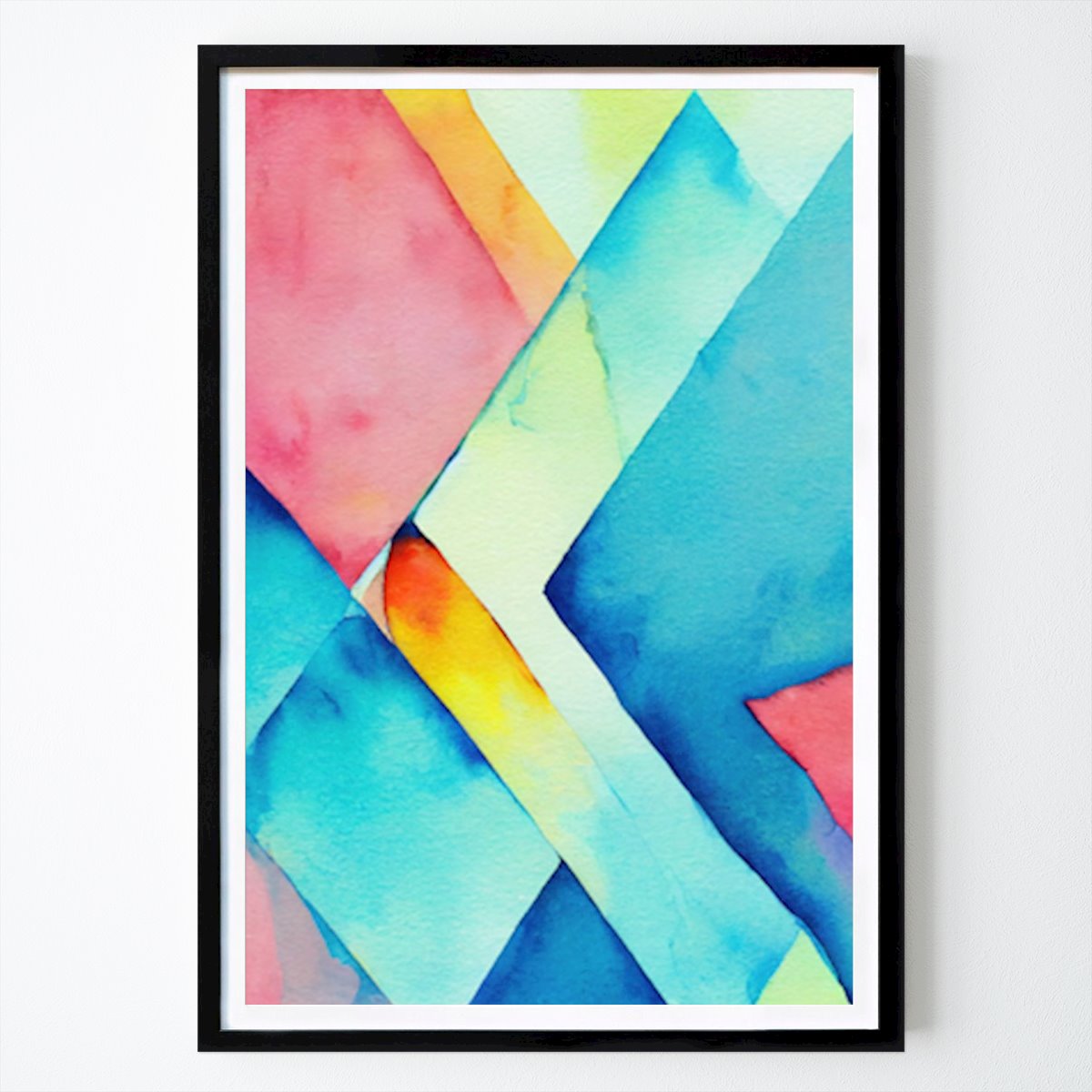 Abstraktes Poster: Nature Inspired Abstract Watercolor (Day 37) von Mauro