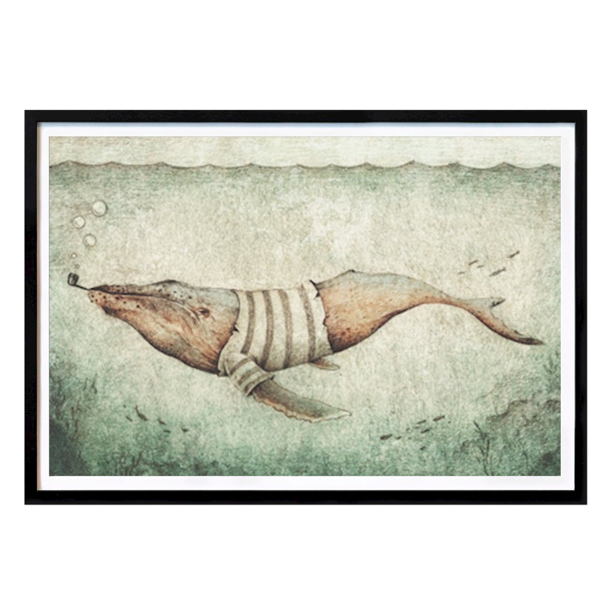 Tier Poster: Sailor of the Deep Ocean von Mike Koubou