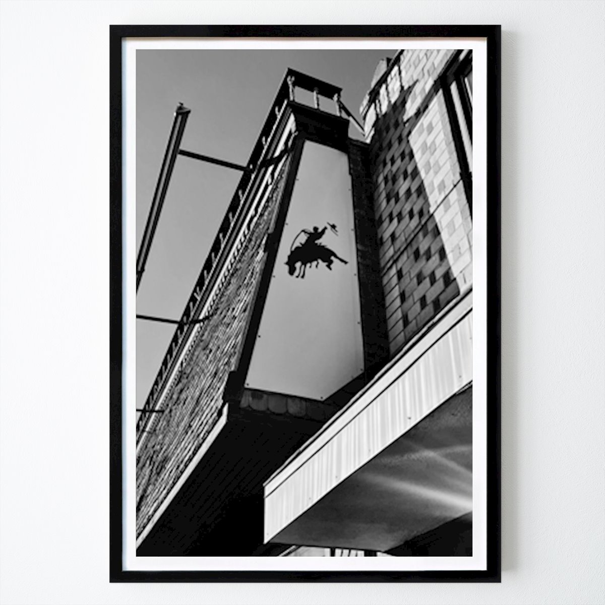 Fotokonst Poster: Cowboy Silhouette av Del Mundo Imagery