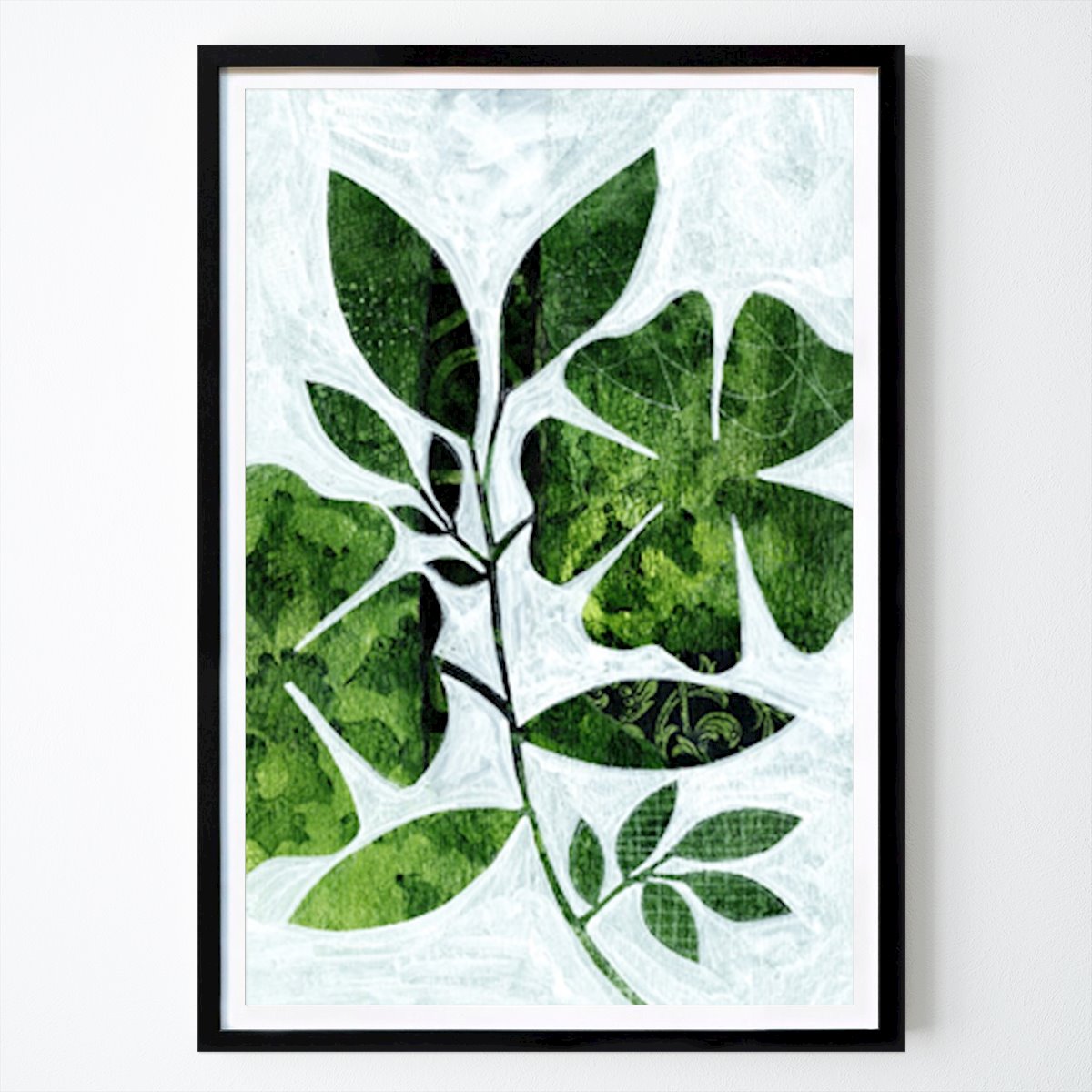 Blumen & Pflanzen Poster: Abstract Green Floral von Susan Black