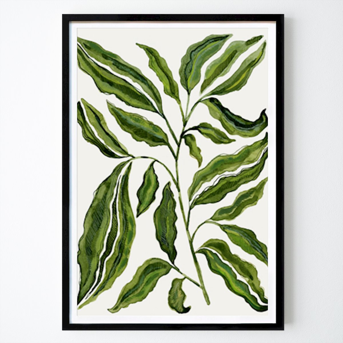 Virágok & Növények Poszter: Sprig Of Leaves Susan Black által
