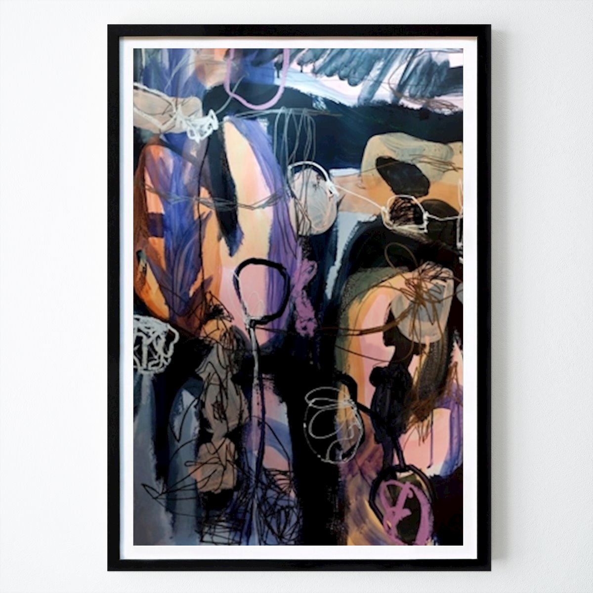 Abstrakt Plakat: Bad Hair Day II av Monika Riethmueller