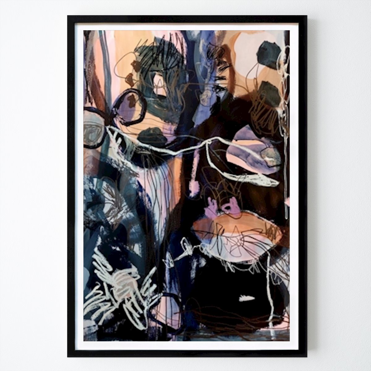 Abstraktes Poster: Bad Hair Day I von Monika Riethmueller