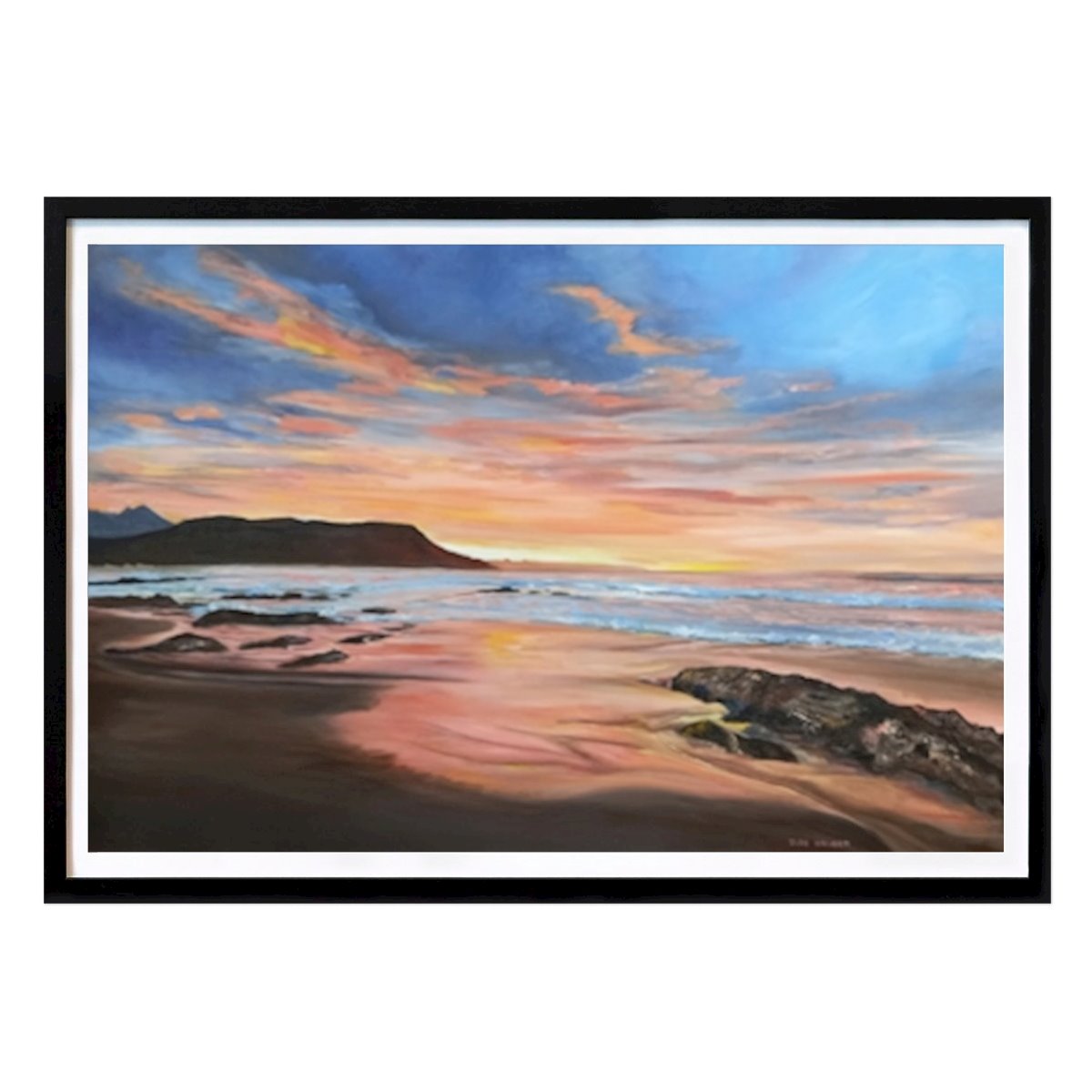 Ocio Póster: Beach Sunset Serenity de Ilse Kruger