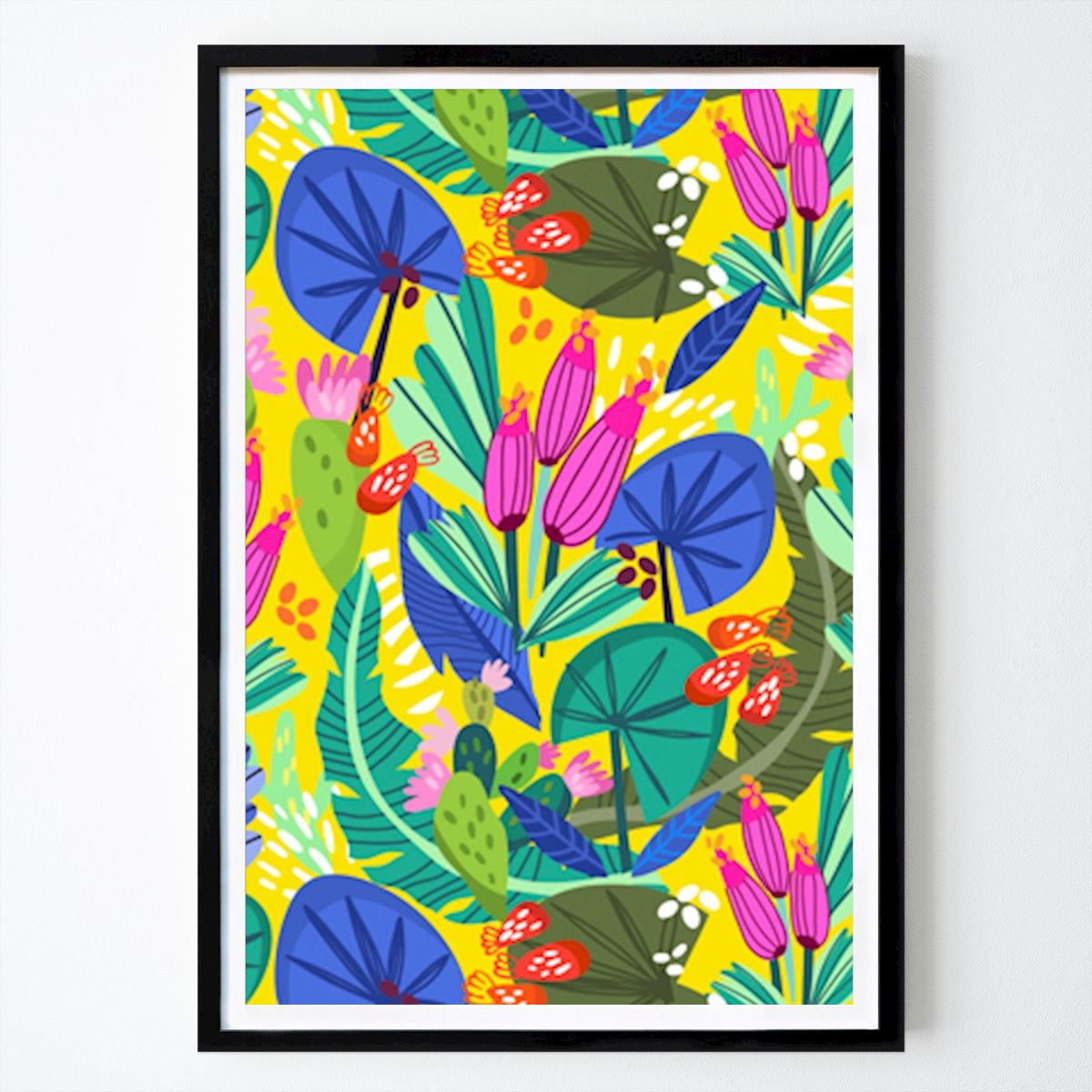 Flores & Plantas Póster: Vibrant Jungle Bloom de Marusha Belle