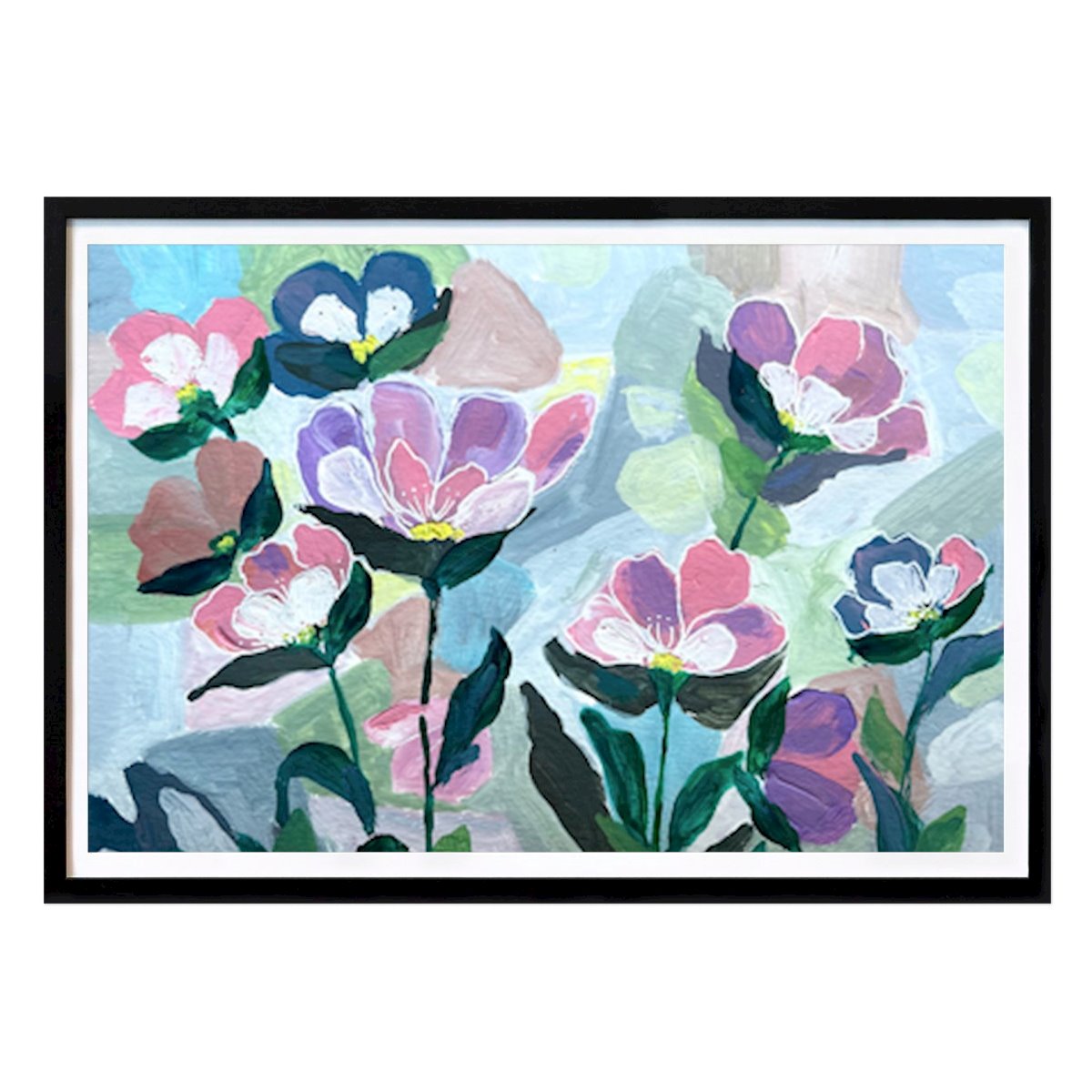 Botanical Poster: Floral Symphony by Soniya Vijayakumar