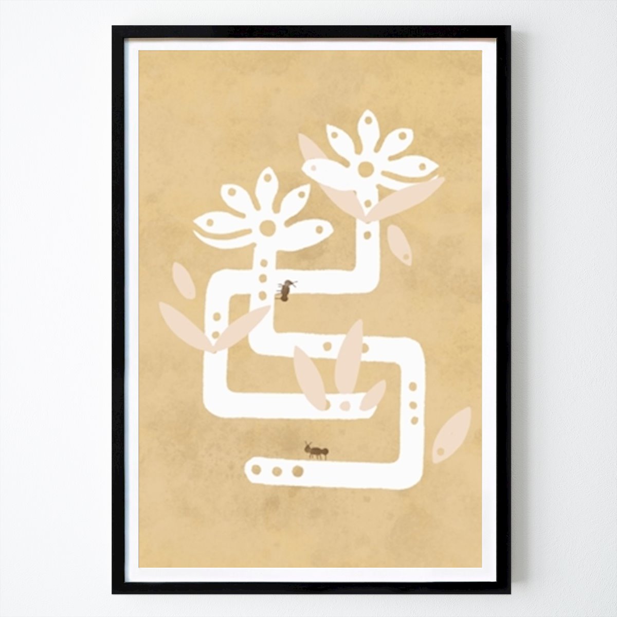Blumen & Pflanzen Poster: Arid Blossom von Art by the Ocean