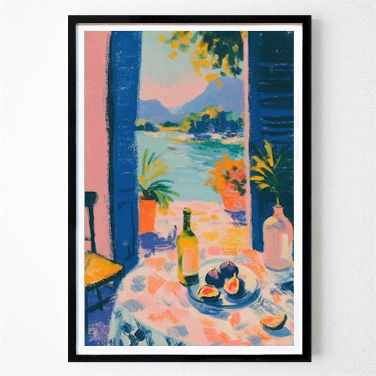 Places & Cities Poster: Summer Table With Figs by Niklas Soleil