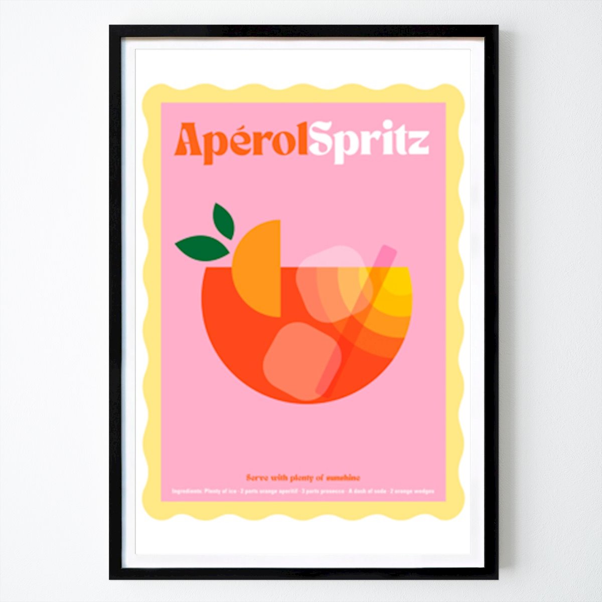 Retro & Vintage Poster: Aperol Spritz Sommar Cocktail av Dominique Vari