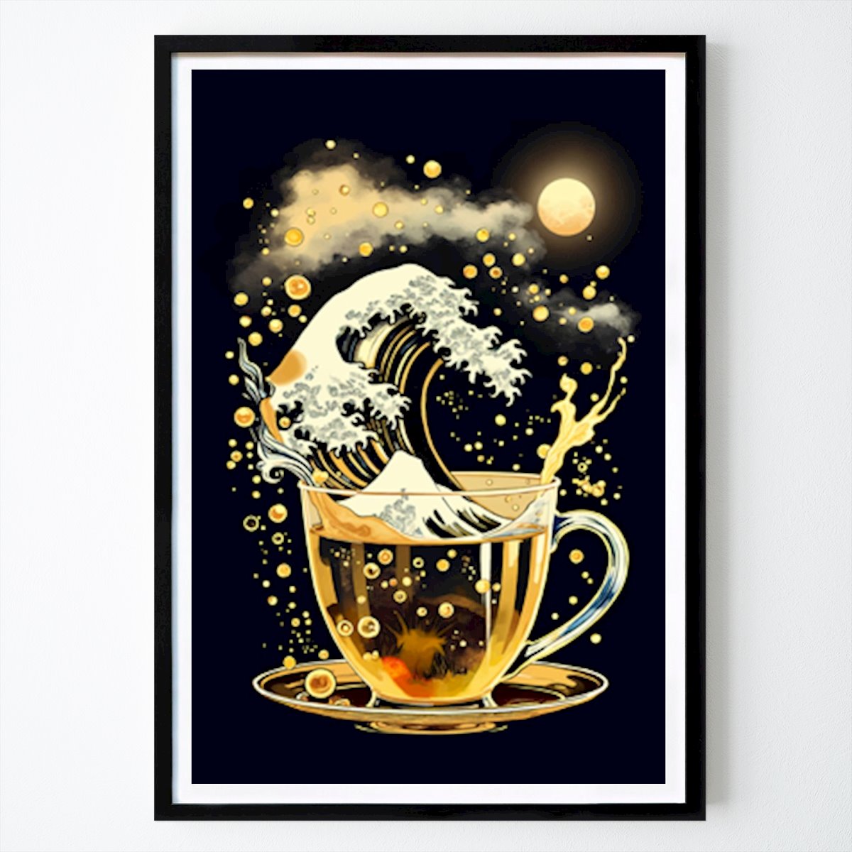 Cuisines Affiche: Café Golden Moon par Faissal Thomas