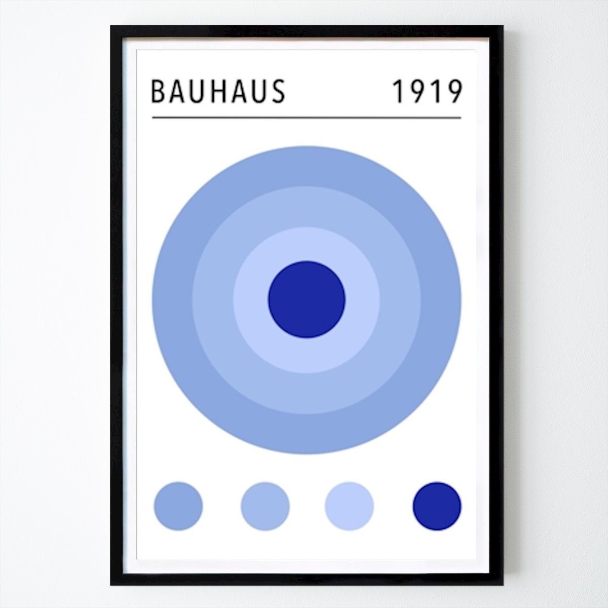 Bauhaus Poster: BAUHAUS 1919 5 van Julia Lucht