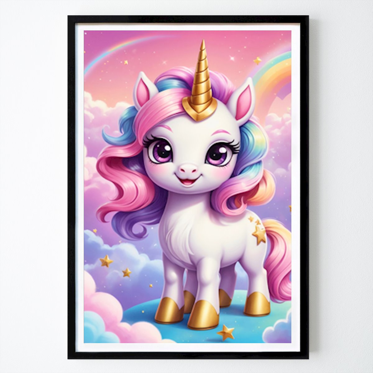 Küchen Poster: Schönes UNICORN von Tran