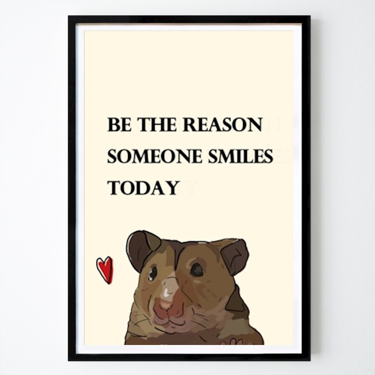 Citation & Text Poster: Hamster by Emiliana