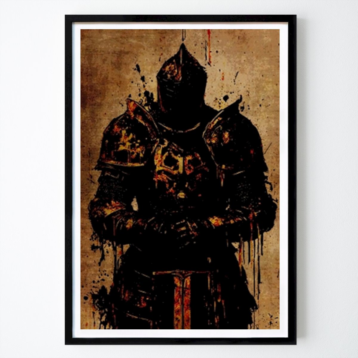 Retro & Vintage Plakát: The Sanguine Sentinel vintage od Abimanyu