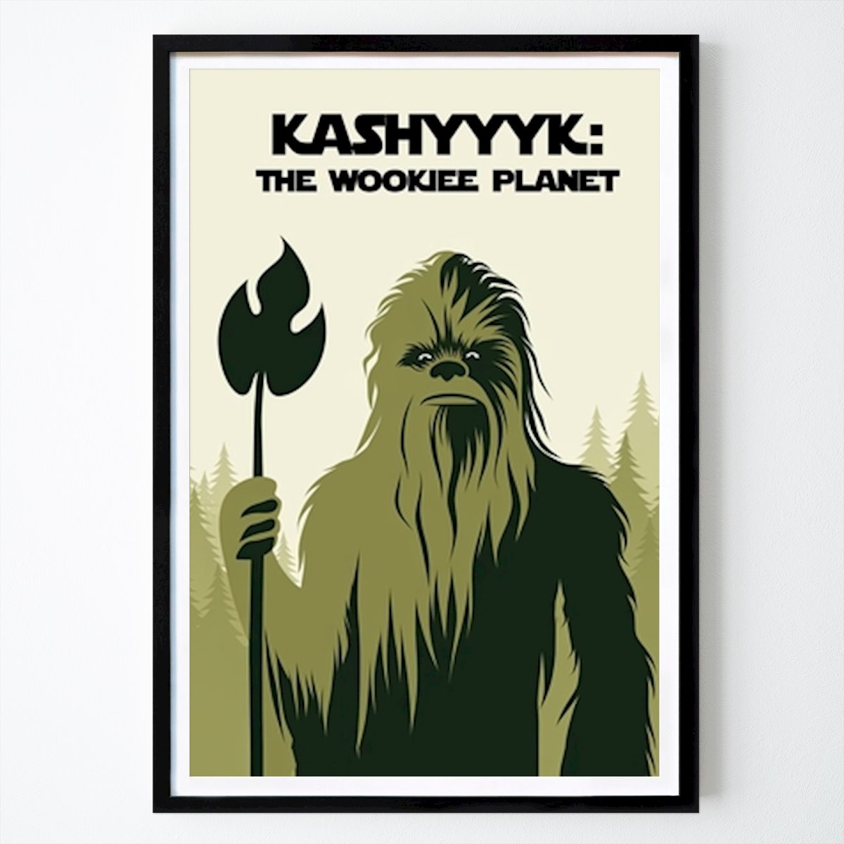 Kashyyyk Reiseposter Poster von Far Far Away Prints – Retro & Vintage Wandbild – Printler