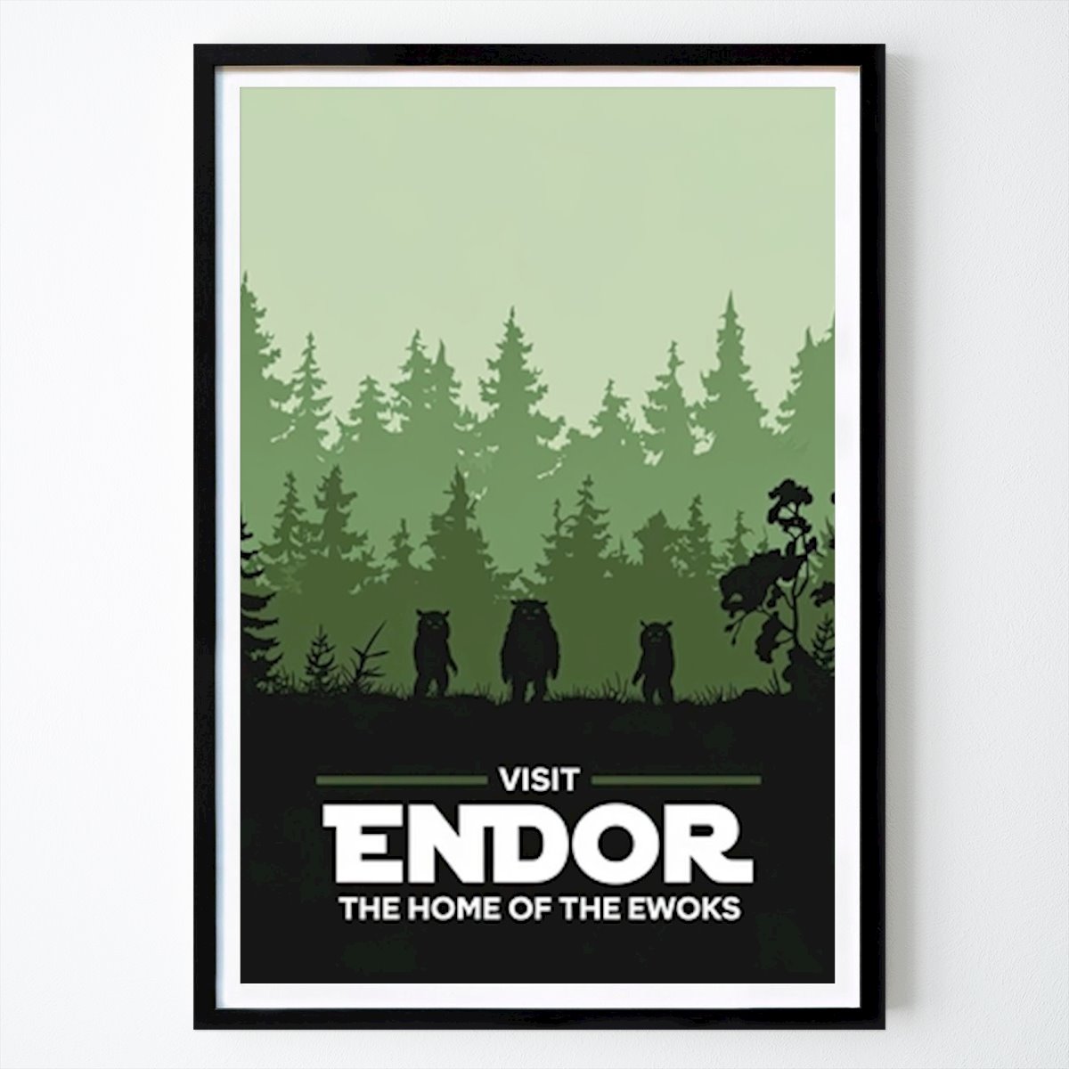 Retro & Vintage Poster: Endor Travel Poster by Far Far Away Prints