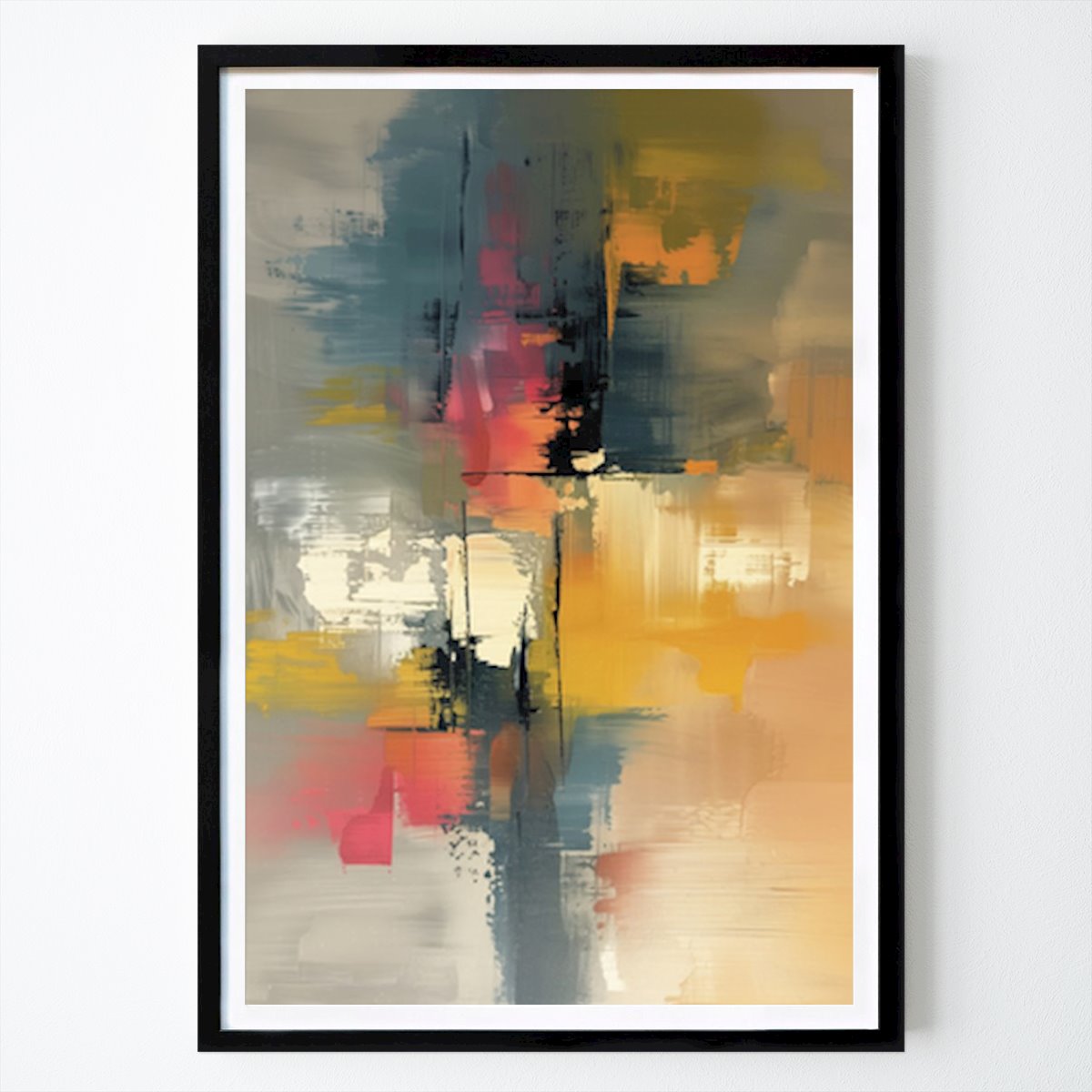 Abstract Poster: Contemporart - Metropolis VI by Philippe HUGONNARD