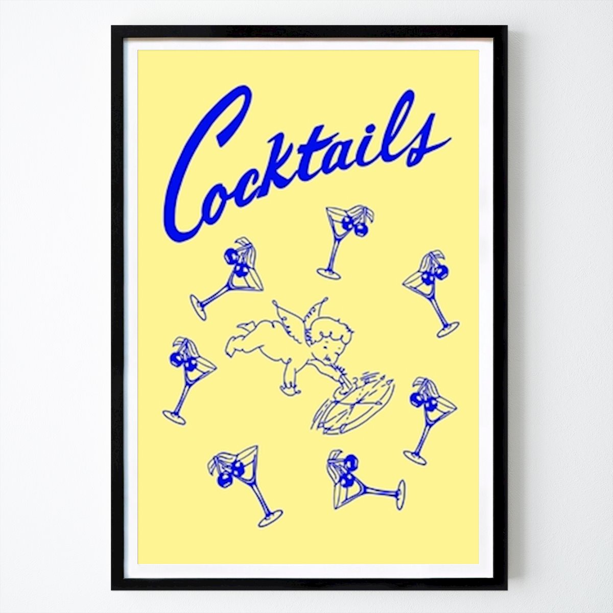 Kitchen Poster: Vintage Cocktail Party Vibes by Beraksimari