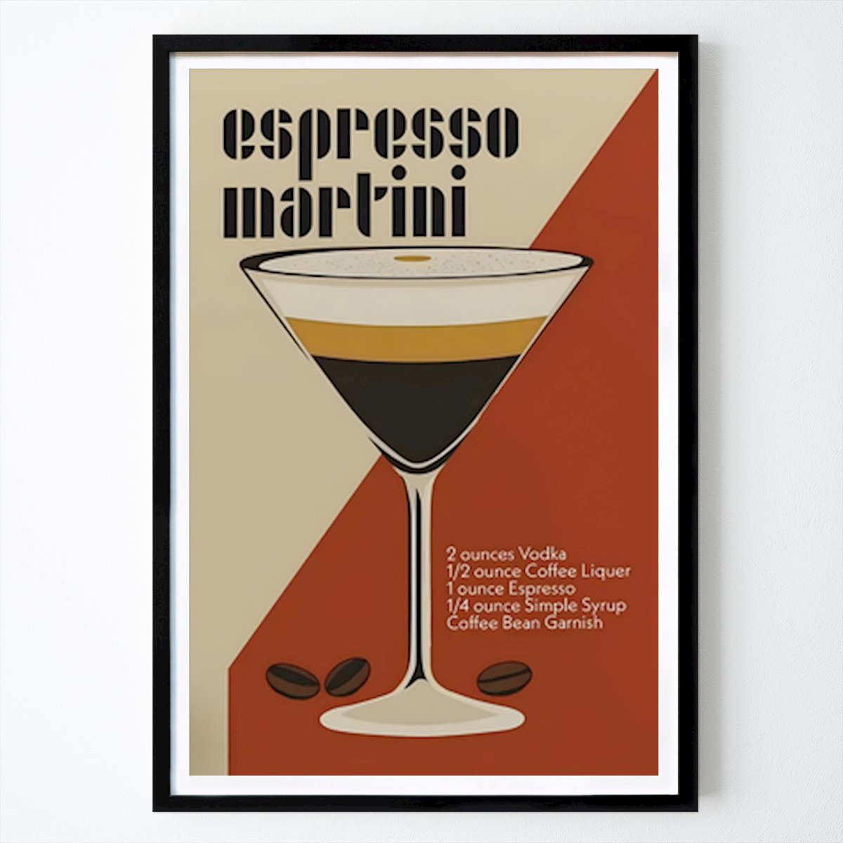 Cucine Poster: Espresso Martini: una ricetta di cocktail classica moderna di Dalis Akalia