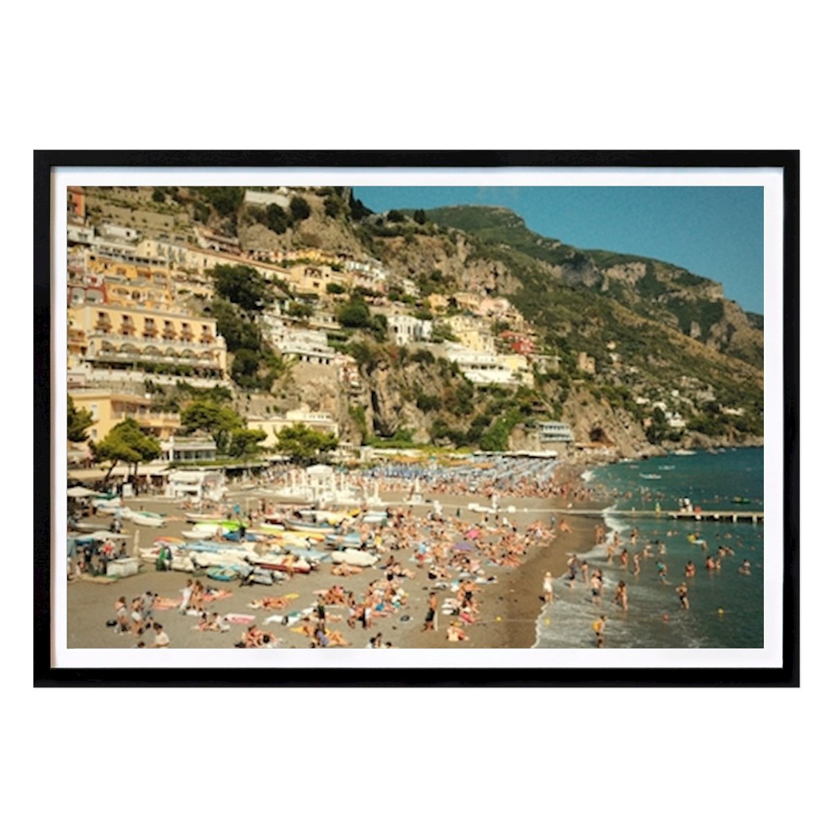 Italie Affiche: Vacances d’été à Positano par Helena Schauff