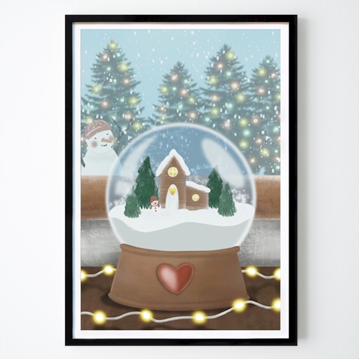 Byer & Steder Plakat: Snø Globe av Behnoosh Beheshti