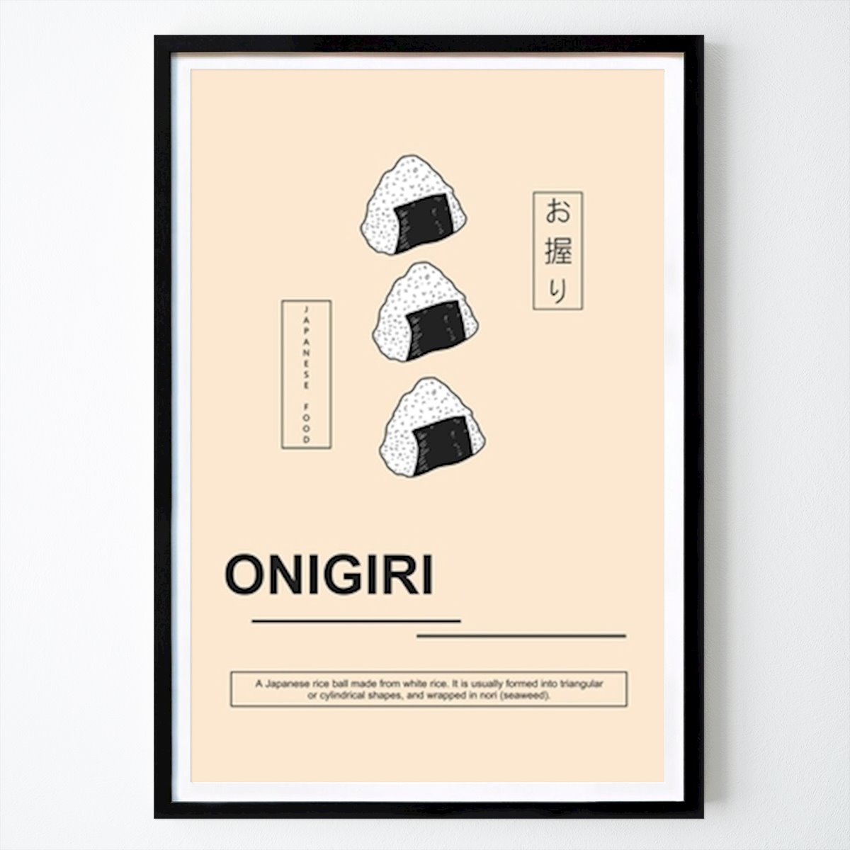 Kitchen Poster: Onigiri: The Art of Japanese Rice Balls by Ratna Mutia Dewi