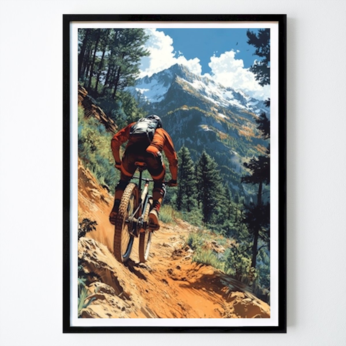 Loisirs Affiche: Aventure en VTT : partez à la conquête des sentiers par Masrukhan