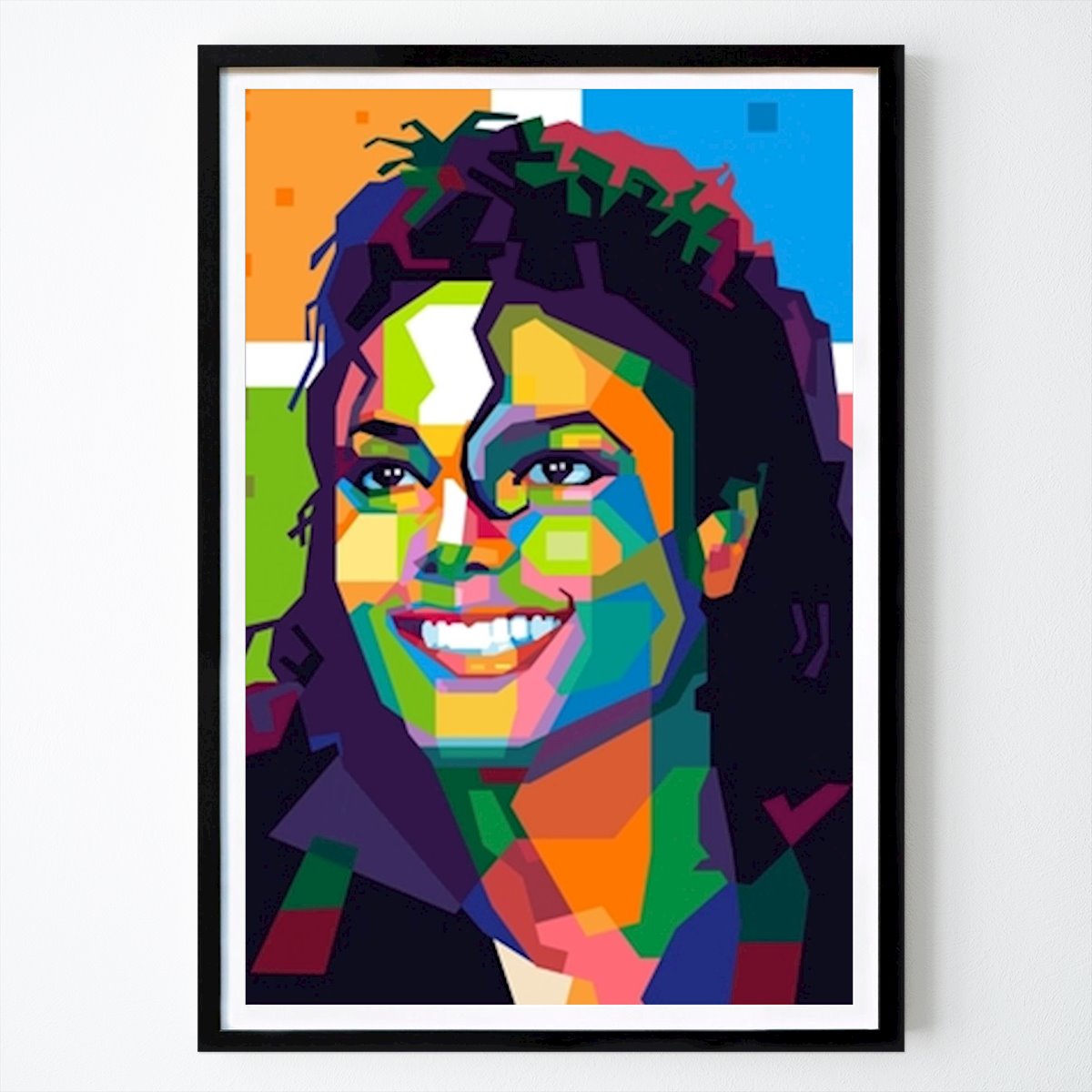 Abstraktní Plakát: Živá pocta králi popu: Michael Jackson od Dwiko Rizqi