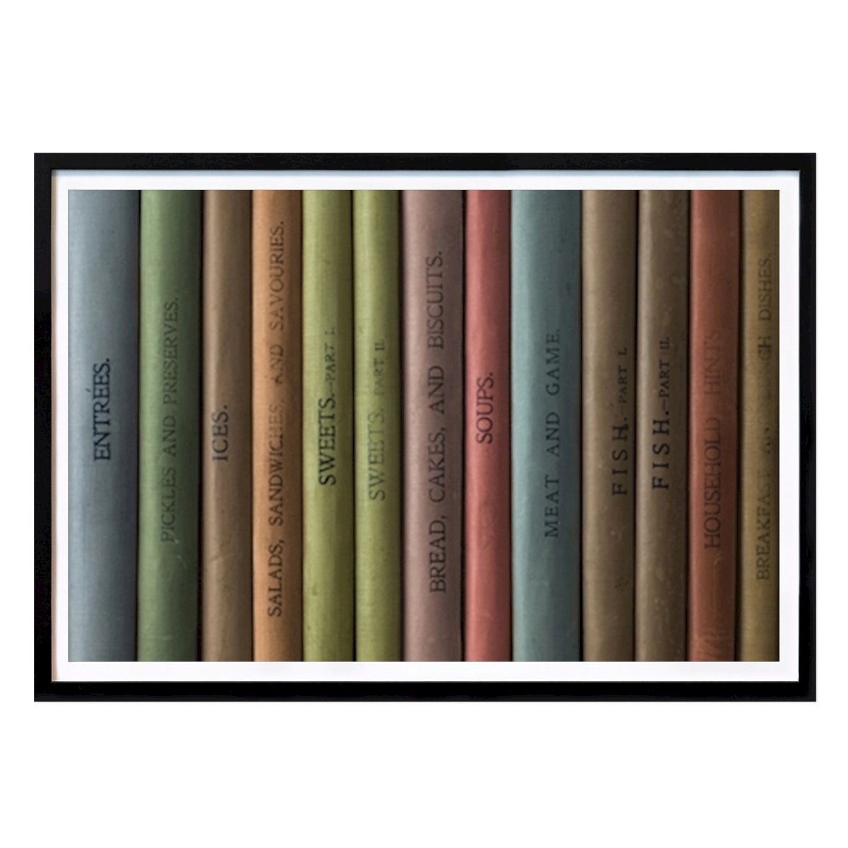 Cuisines Affiche: Trésors de la bibliothèque par Assaf Frank