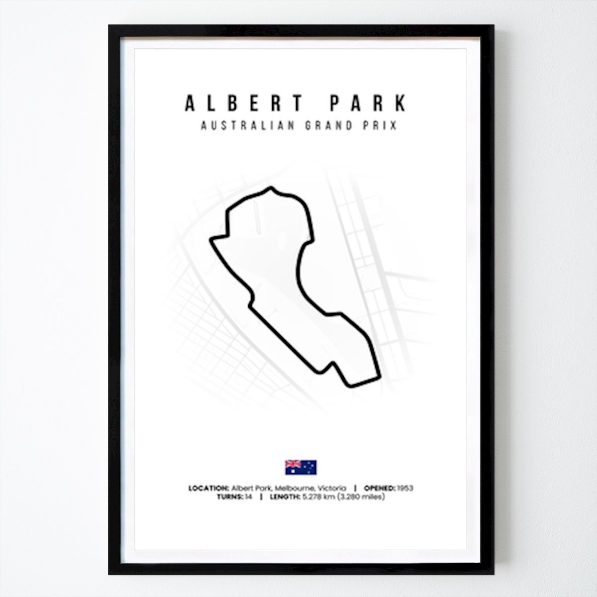 Hobby Poster: Albert Park Circuit Australian Grand Prix by Moca Safari