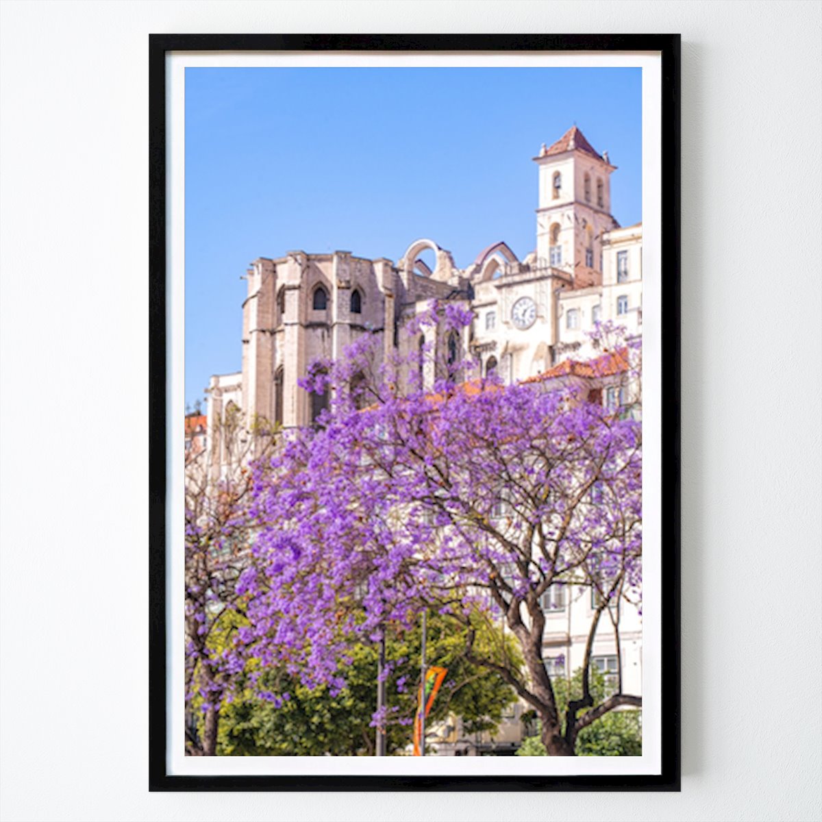 Botanical Poster: Blooming Beauty: A Vibrant Spring Scene in the City by Flavio Foglietta