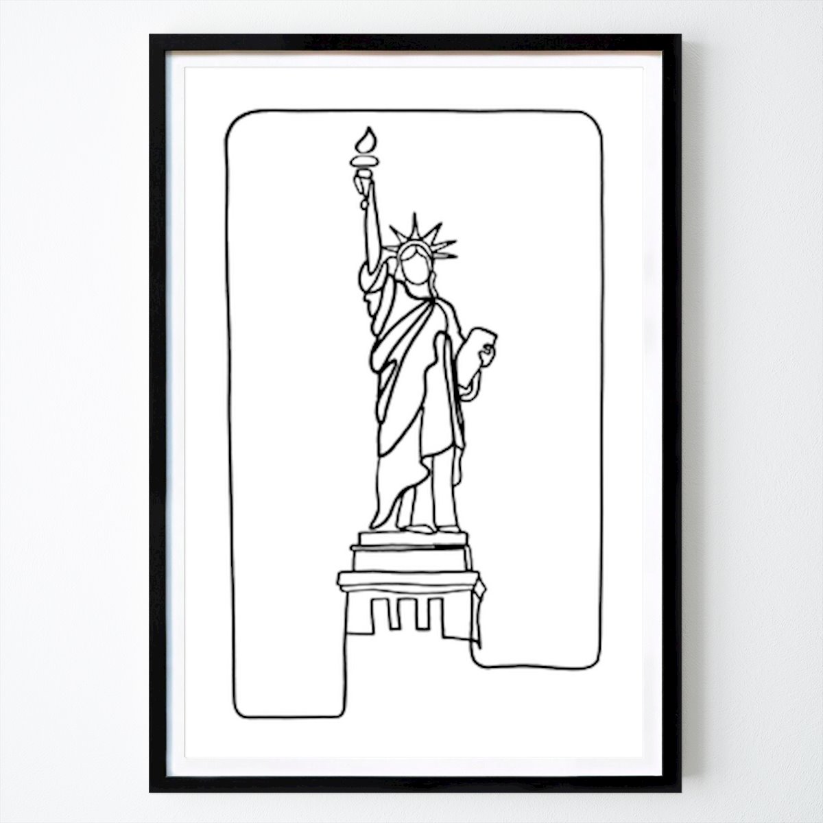 New York Juliste: Vapaudenpatsas tekijänä Nina Sundberg