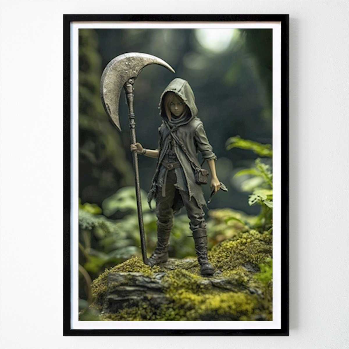 Style de vie Affiche: La Faucheuse de la forêt par FaizaC