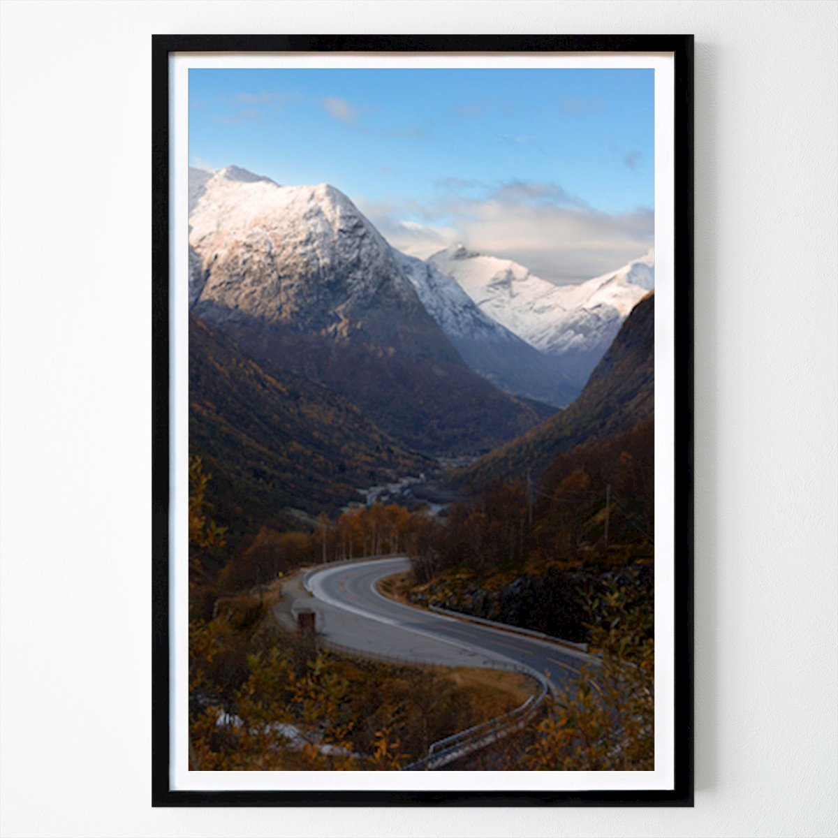 Natur Poster: Den natursköna vägen genom de norska fjällen av Ludwig Jonsson