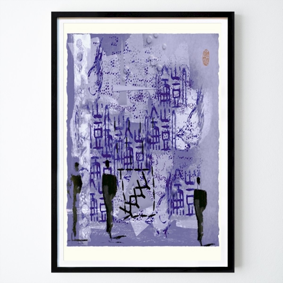 Abstraktes Poster: Urban Echoes: Eine moderne abstrakte Erkundung von Per Spilde