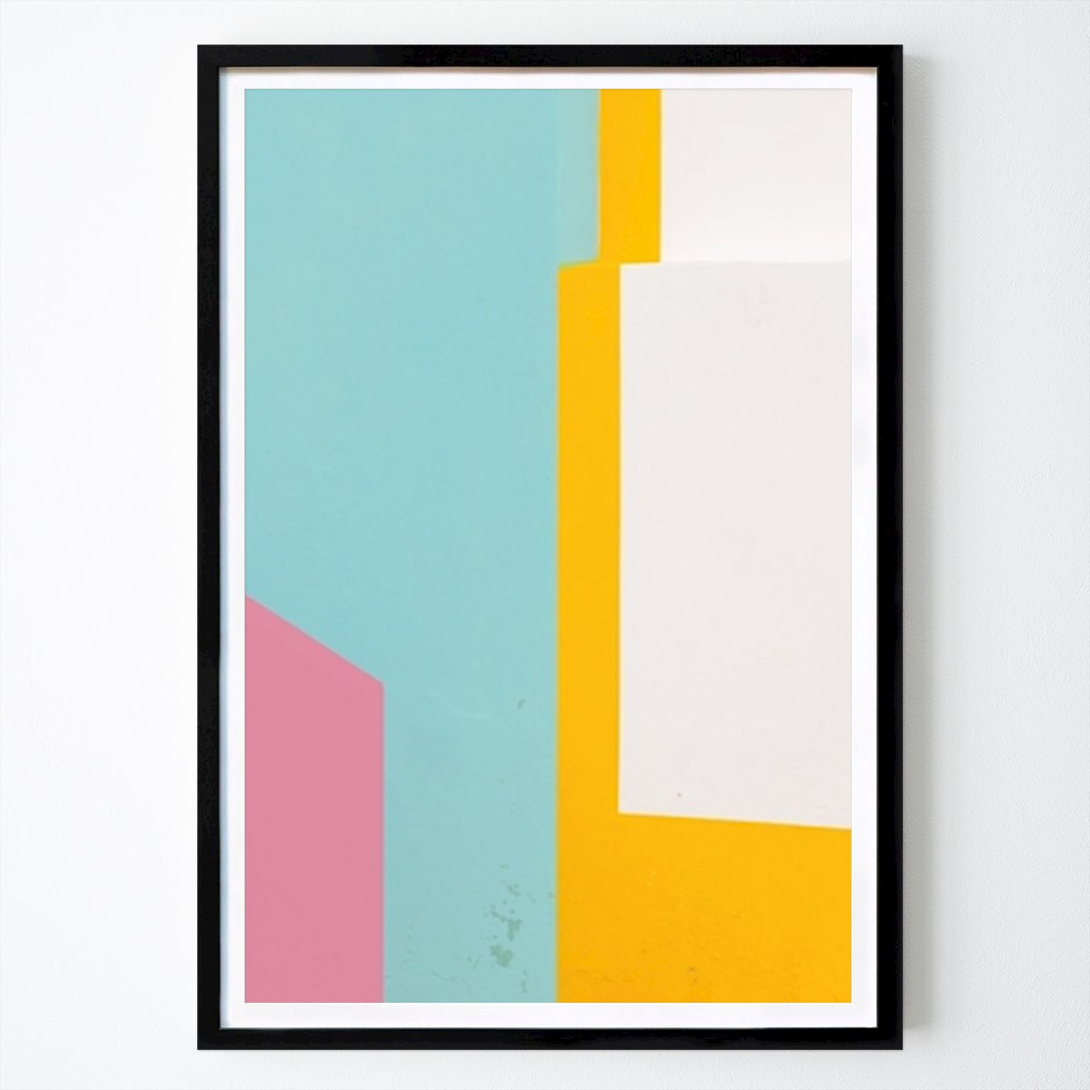 Abstract Poster: Pinky wall by Michael Schulz-Dostal