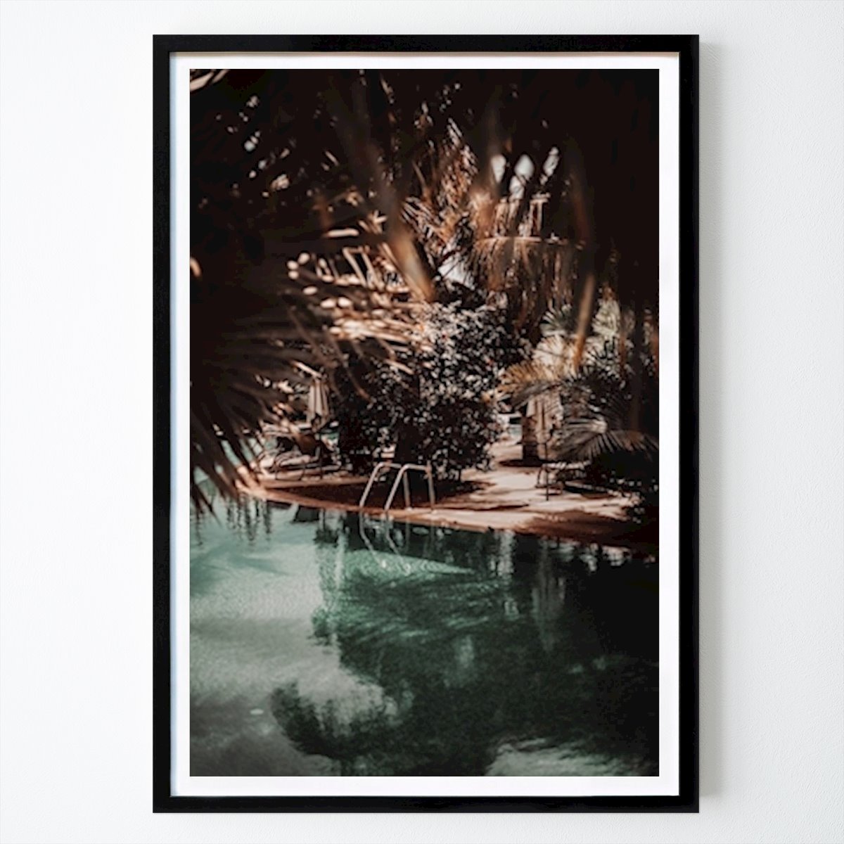 Nature Poster: Under the palm tree by Elin Graf