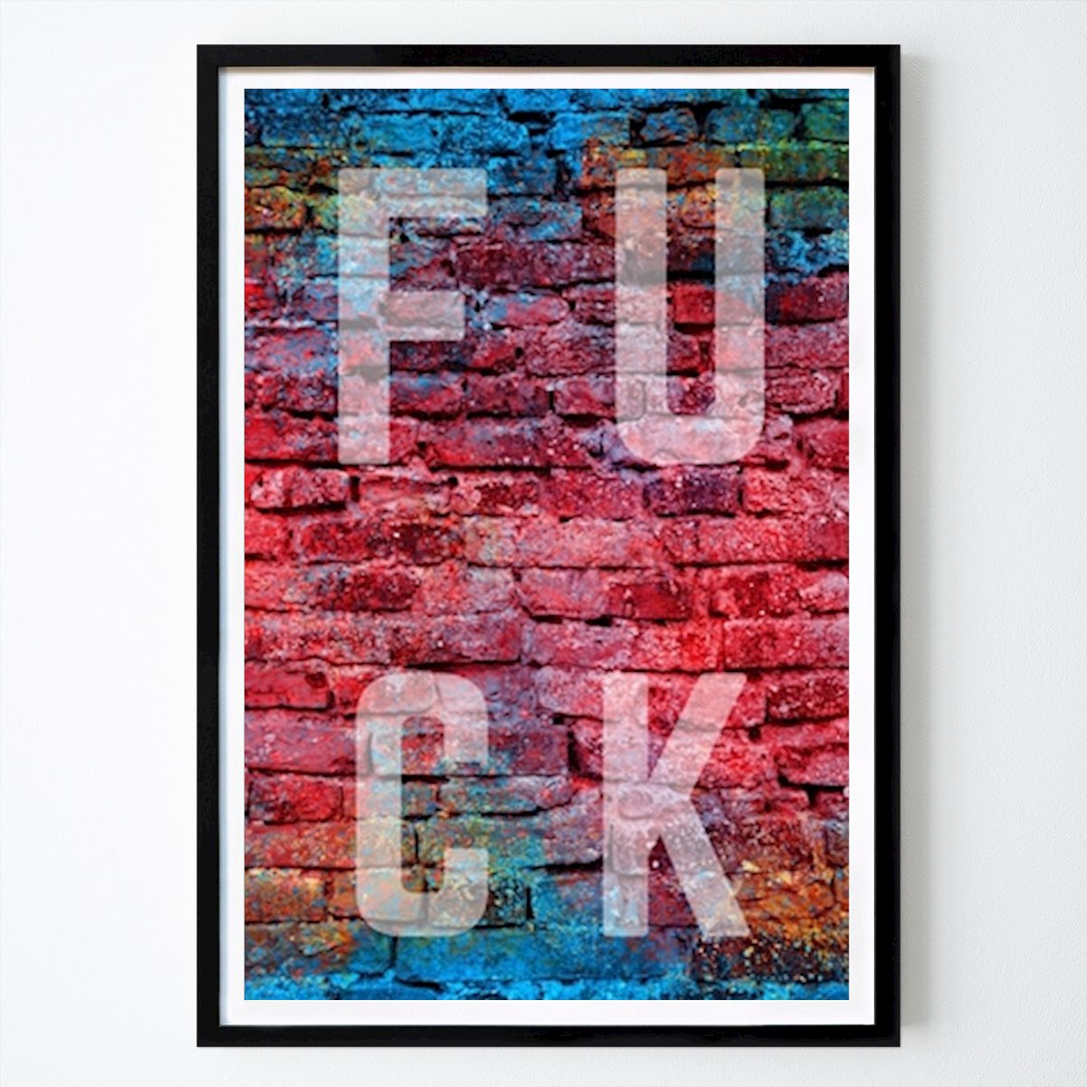 Estilo de vida Póster: Expresión urbana: El arte de la frustración de Lone Wolf