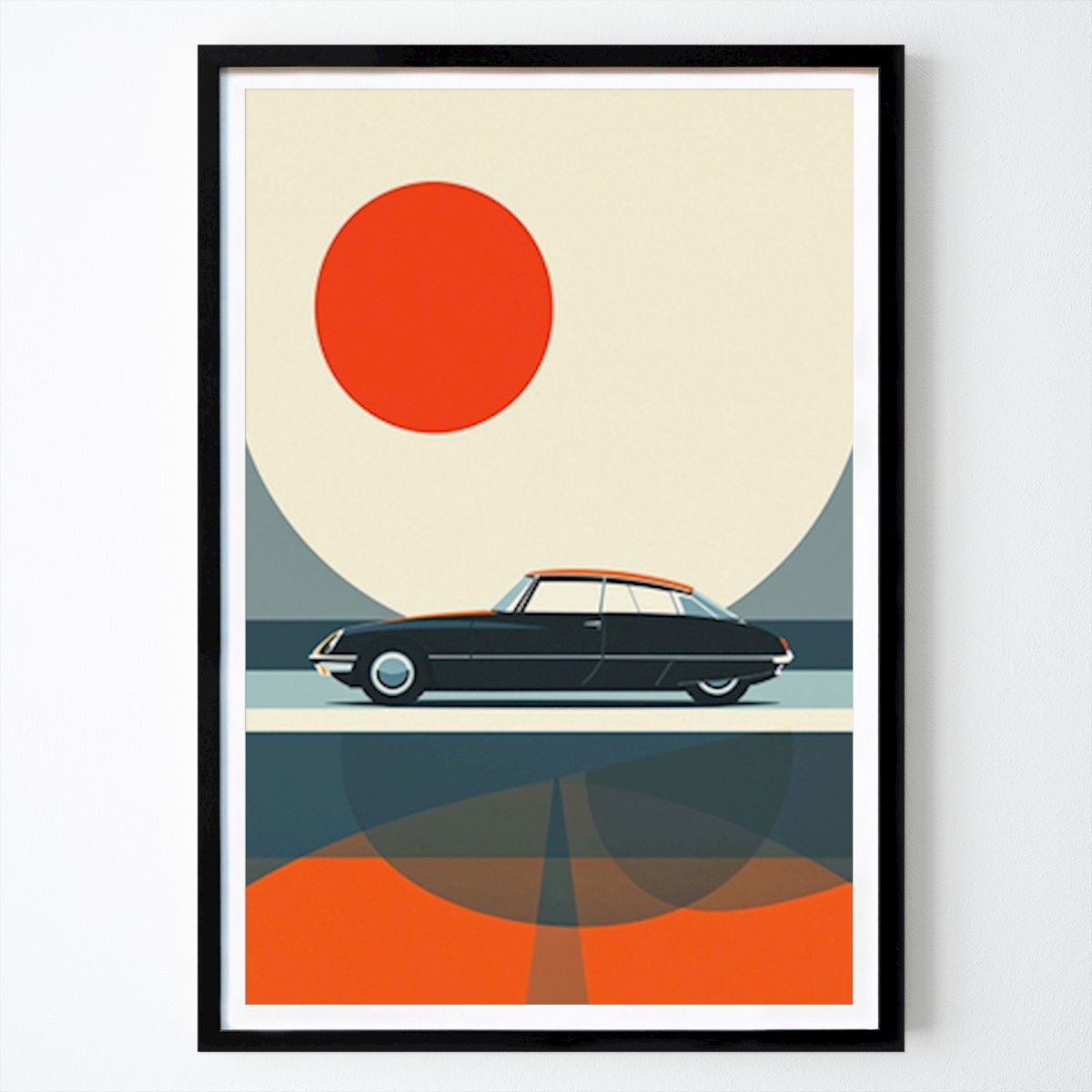 Car Poster: Car Citroën DS Negroni Poster by Architected by Nikurr