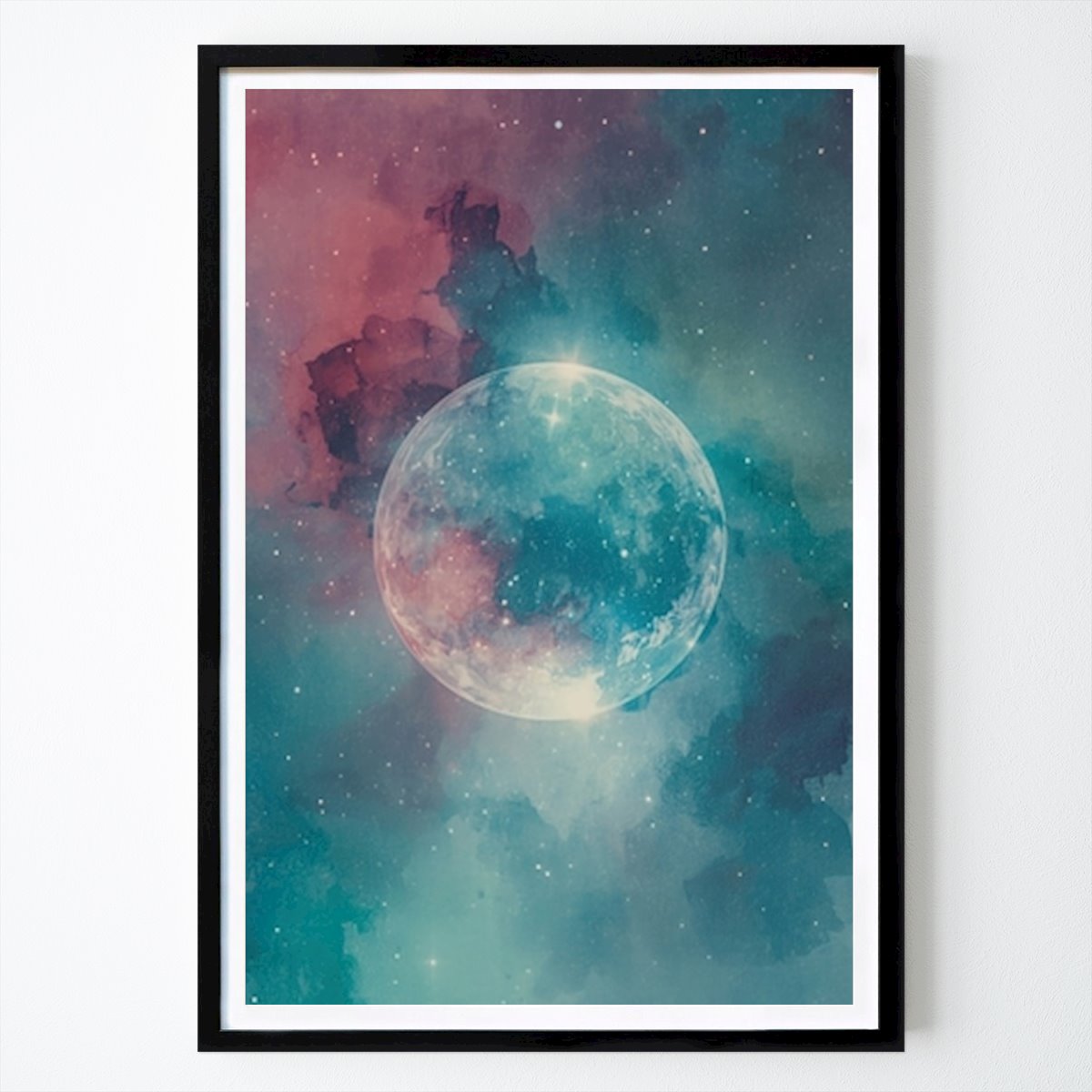 Abstrakti Juliste: Celestial Dreamscape: Kosminen matka tähtien halki tekijänä Alex J.